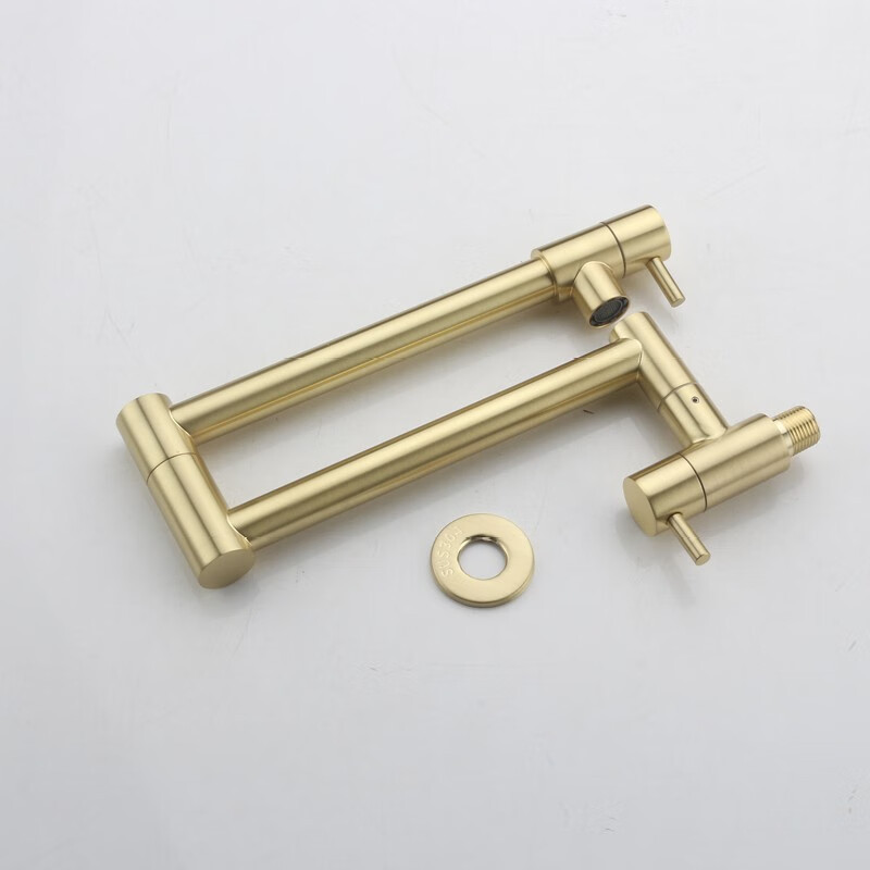 Cross-border foreign trade 304 stainless steel wall-mounted faucet, rotating double-opening American-style kitchen wall folding faucet Application Scenario