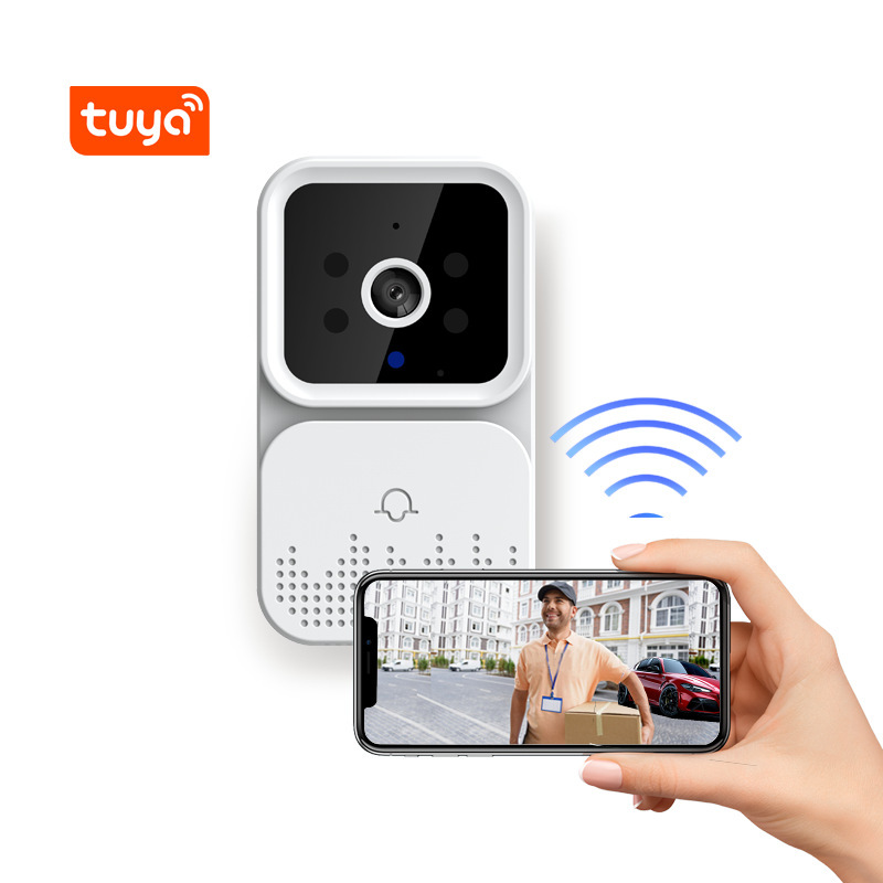 Video doorbell, mobile phone remote video dialogue, graffiti smart APP interconnection, one-click video recording and snapshot, high-quality products full figure