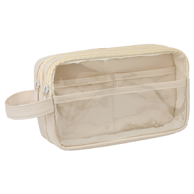 Morandi's new large-capacity pencil case, high-appearance-level stationery box, girls' style, ins, junior high school student storage pencil case Item Picture