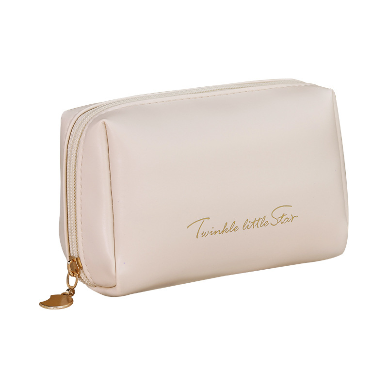 Portable makeup bag, cosmetics touchup bag, high appearance level, hand-held mouth red envelope PU makeup bag wholesale, small storage bag Item Picture