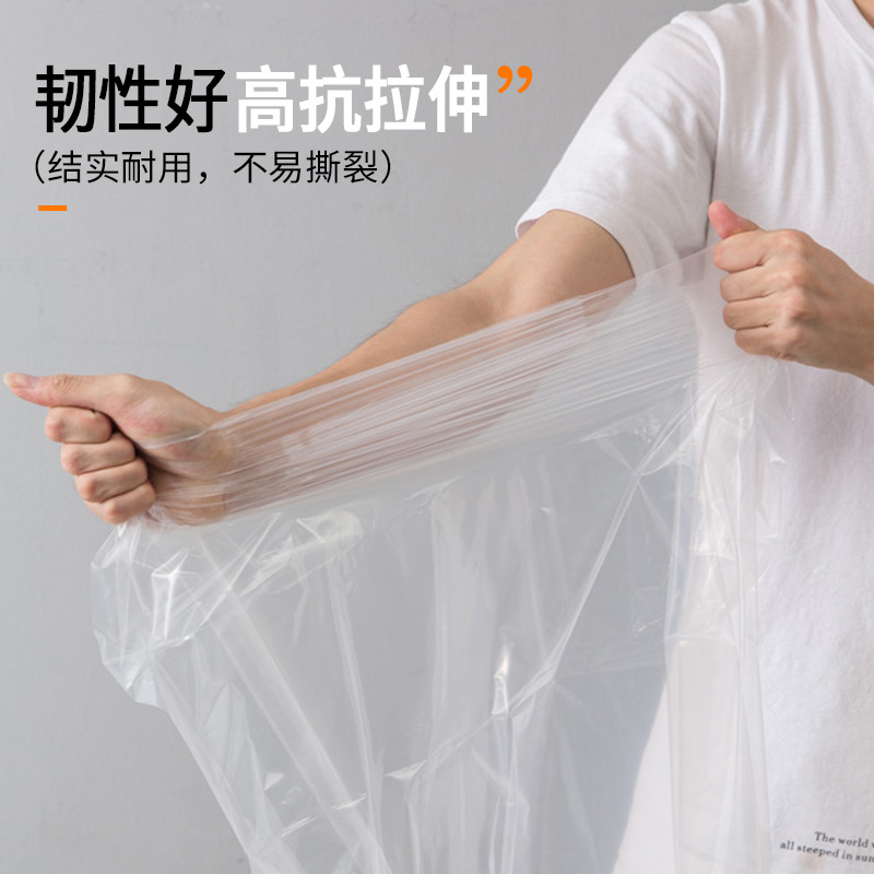 pe high-pressure flat bags, large moisture-proof and dust-proof packaging bags, inner film plastic bags, film bags, transparent thickened plastic bags details Picture
