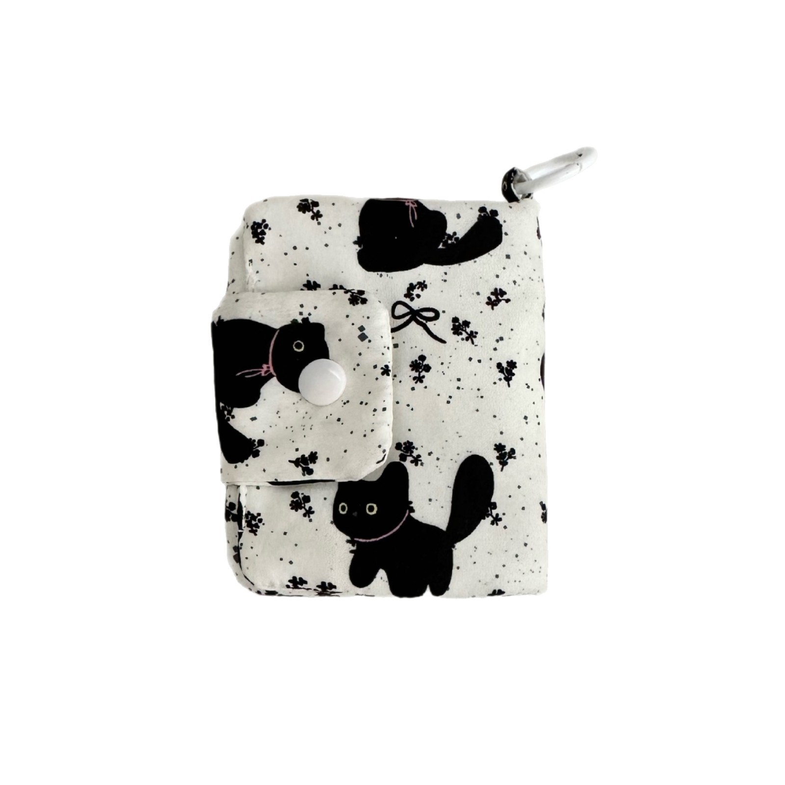 The cute and girlish bow coin purse is small, portable and multi-functional storage card bag and pendant Item Picture