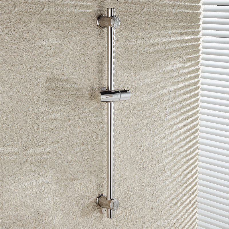 304 stainless steel precision cast brushed bright shower head lifting rod, bathroom shower head bracket, adjustable lifting rod Specification drawing