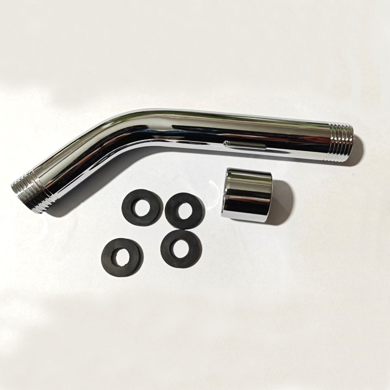 Stainless steel shower head connection pipe, 45-degree extension pipe, top spray hot-selling new product, hand-spray four-inch universal pipe Application Scenario