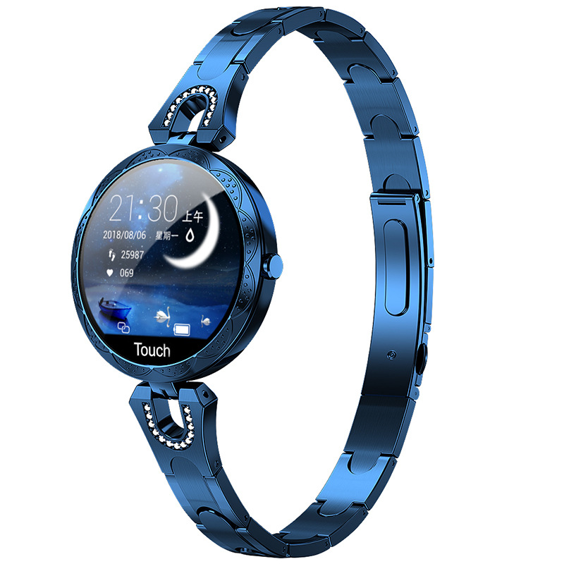 AK15 Women's fashionable smart bracelet: Heart rate, blood pressure, sleep monitoring, menstrual cycle intelligent reminder, IP67 water resistance Item Picture