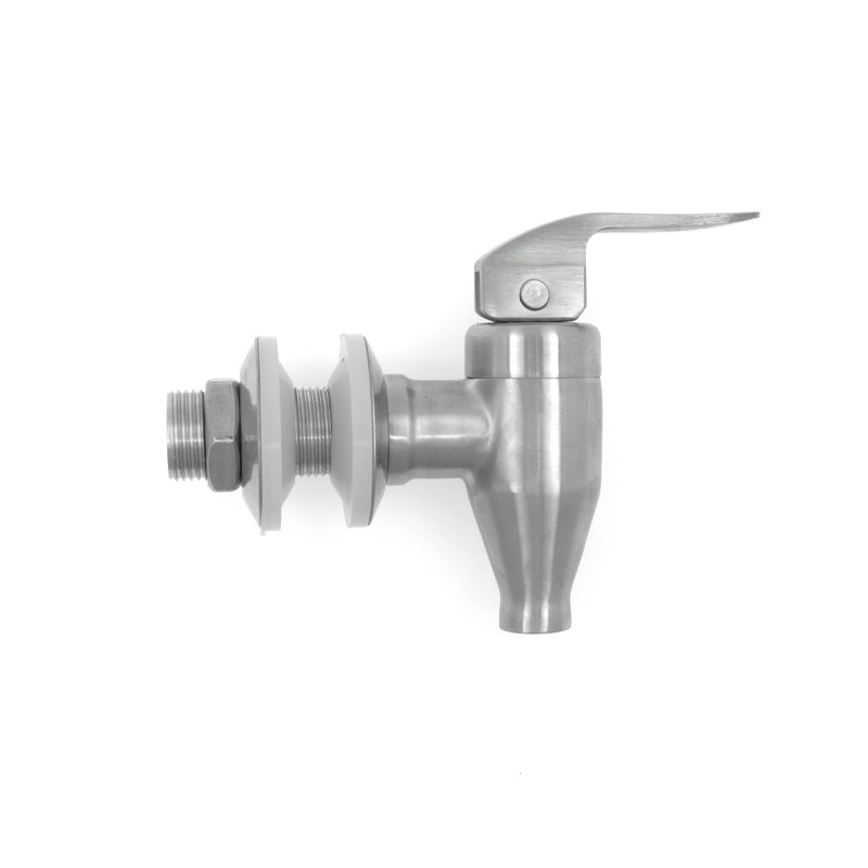Juice faucet, 304 stainless steel wine barrel faucet, glass bottle ceramic jar faucet, press-type small faucet manufacturer Item Picture