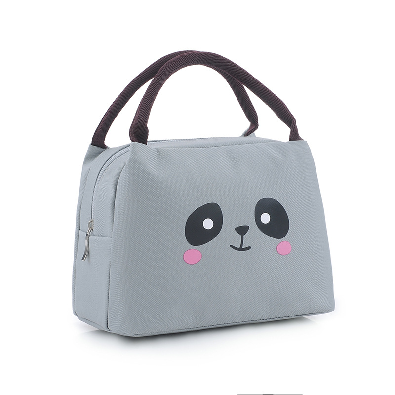 Cute pet series student and office worker hand-held lunch box bags, Oxford cloth picnic bags, children's lunch bags, bento bags wholesale Item Picture