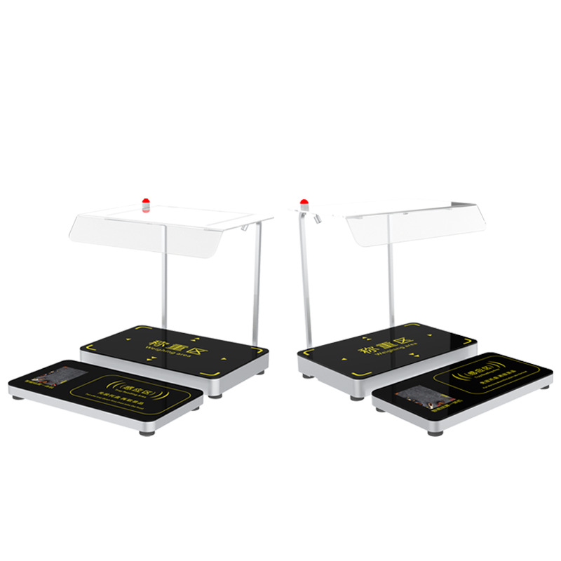 Smart canteen: Facial recognition, rapid sensing, intelligent weighing, self-service settlement, intelligent scanning, full-function intelligent scale Specification drawing