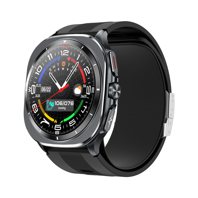 Cross-border TK65 smartwatch air pump type ECG blood pressure health sports watch Bluetooth call NFC voice broadcast details Picture