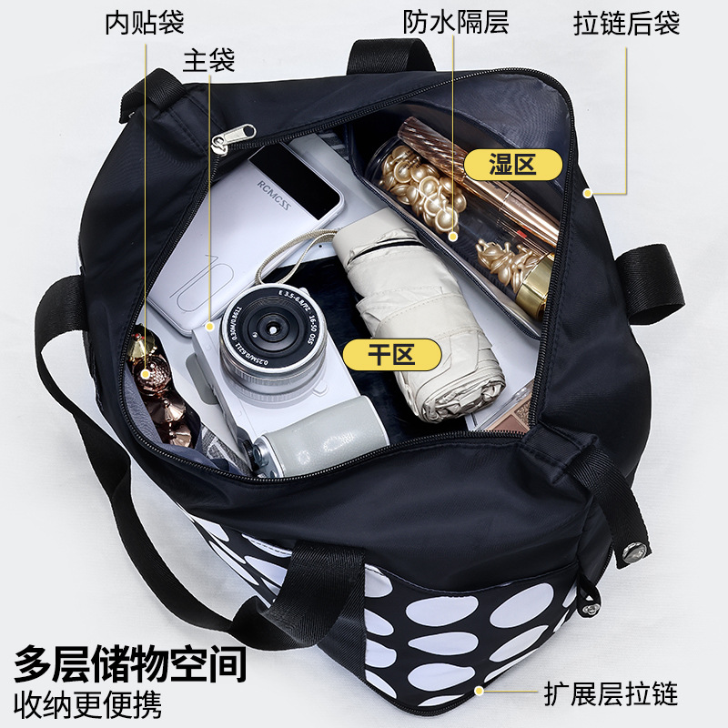 New fitness yoga lightweight waterproof travel bag storage bag, large-capacity business trip and travel storage luggage bag wholesale Application Scenario