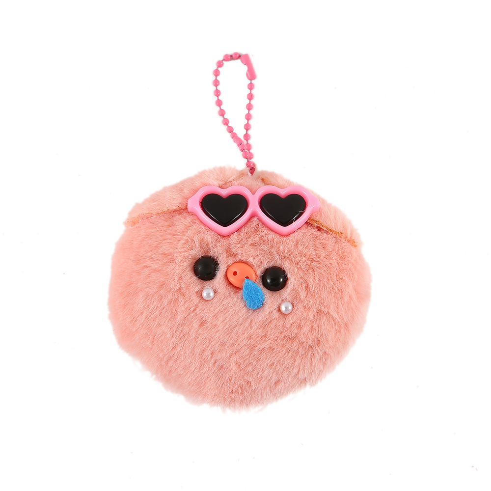 Cute plush squeaky doll pendant, girlish backpack pendant, adorable pet pendant, cartoon beaver doll accessory Item Picture