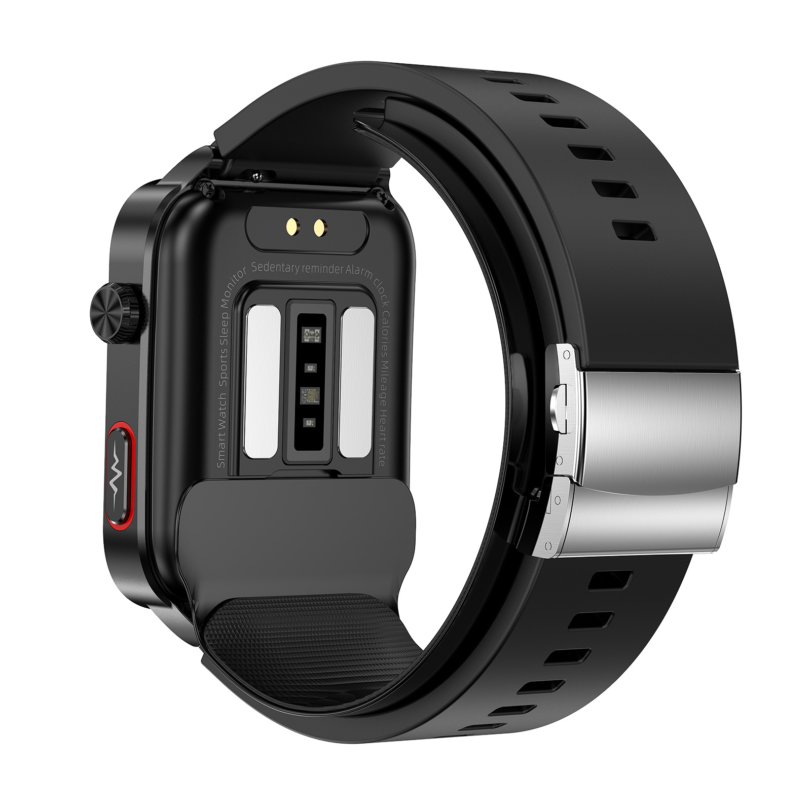 The new S11 health smartwatch features an air pump for precise blood pressure monitoring and voice broadcast ECG Specification drawing