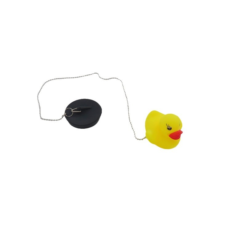 Toilet, bathroom rubber stopper, sink, pool, pig, bathtub stopper, water leak cover, vinyl PVC duck cartoon doll Item Picture