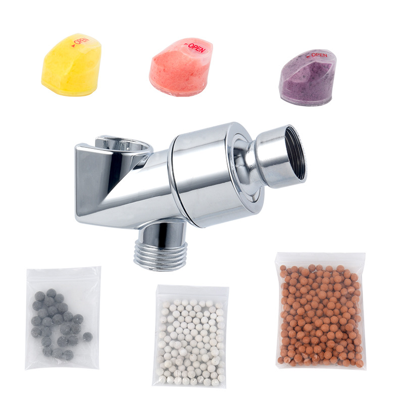 Fragrance shower head filter, aroma diffuser, tourmaline ceramic ball, negative ion ball, shower head accessories, more beautiful than the bracket, plastic panel full figure