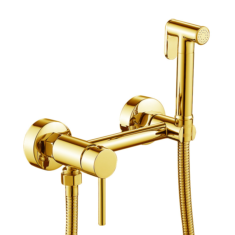 Cross-border cold and hot all-copper faucet, women's washbasin spray gun, toilet companion set, multi-functional women's washbasin spray gun, shower head Item Picture