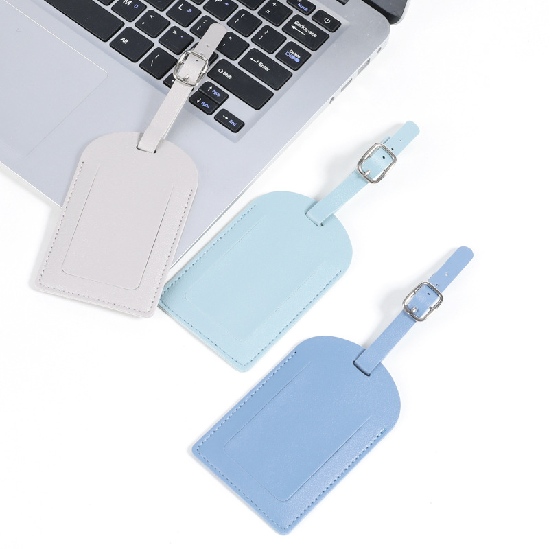 New best-selling multi-color aircraft boarding passes, information signboards, luggage boarding passes, PU soft leather luggage tags, suitcases Application Scenario