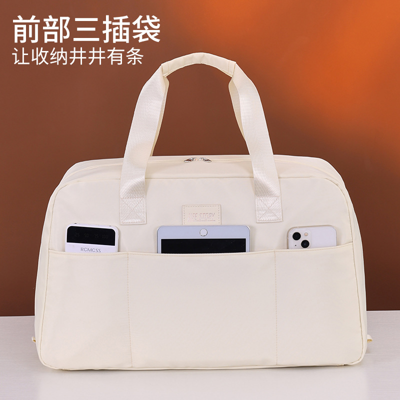 New cross-border products: High-end, large-capacity flanged travel bags, yoga and fitness bags, sports bags, short-distance travel luggage bags Specification drawing