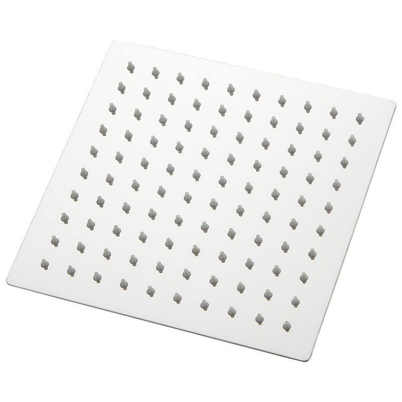 201 stainless steel nozzle, pressurized dome shower head, hand-held square showerhead, shower head wholesale Item Picture