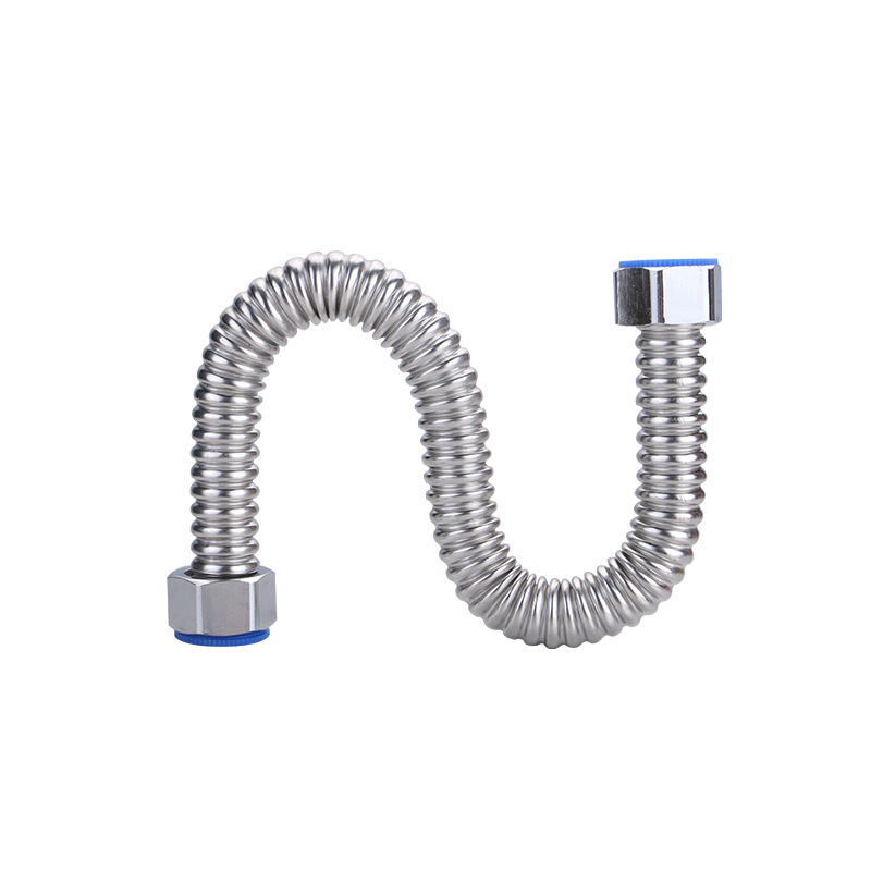 Supply 304 stainless steel corrugated anti-explosion metal flexible hoses for the cold and hot water inlet and outlet pipes of water heaters Application Scenario