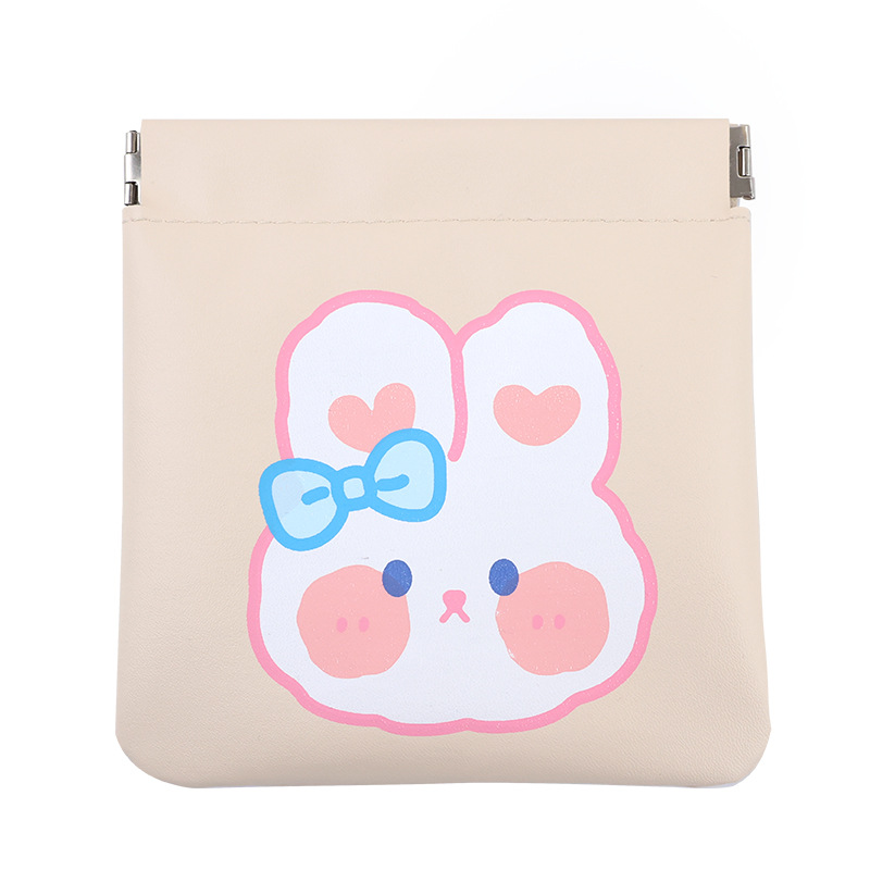 Cute girl sanitary napkin storage bag for students, portable sanitary napkin storage bag for sanitary napkins, spring pads and menstrual packs Item Picture