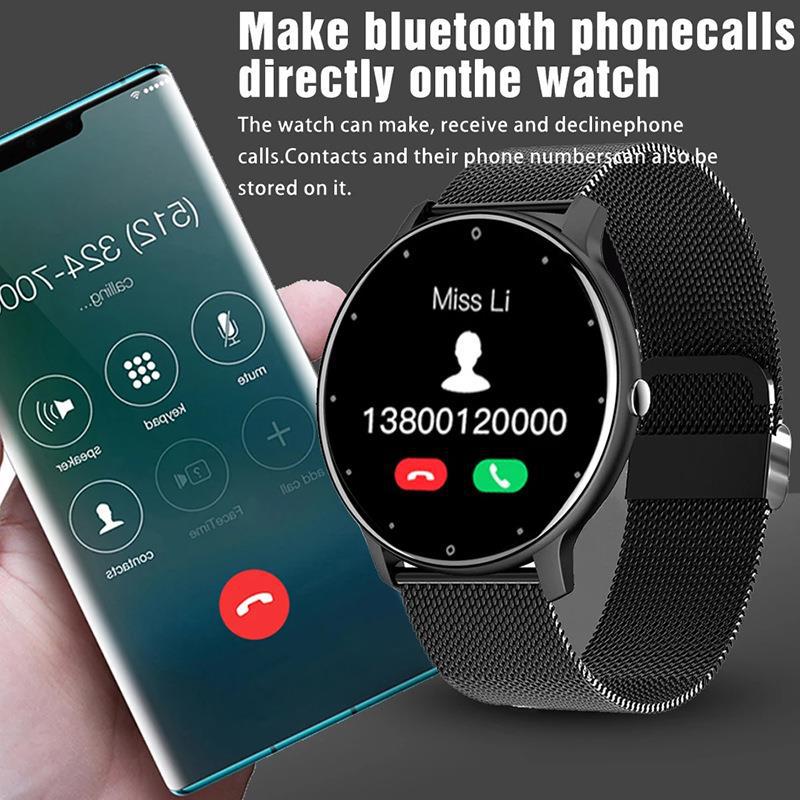 ZL02CPRO Bluetooth Call smartwatch Heart Rate and blood Pressure Smart bracelet ZL02D waterproof Smartwatch details Picture