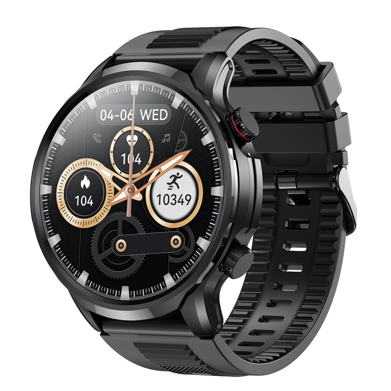 Cross-border EX100 smartwatch, 1.95-inch color screen, blood pressure, blood oxygen, heart rate detection, Bluetooth call AI watch Item Picture