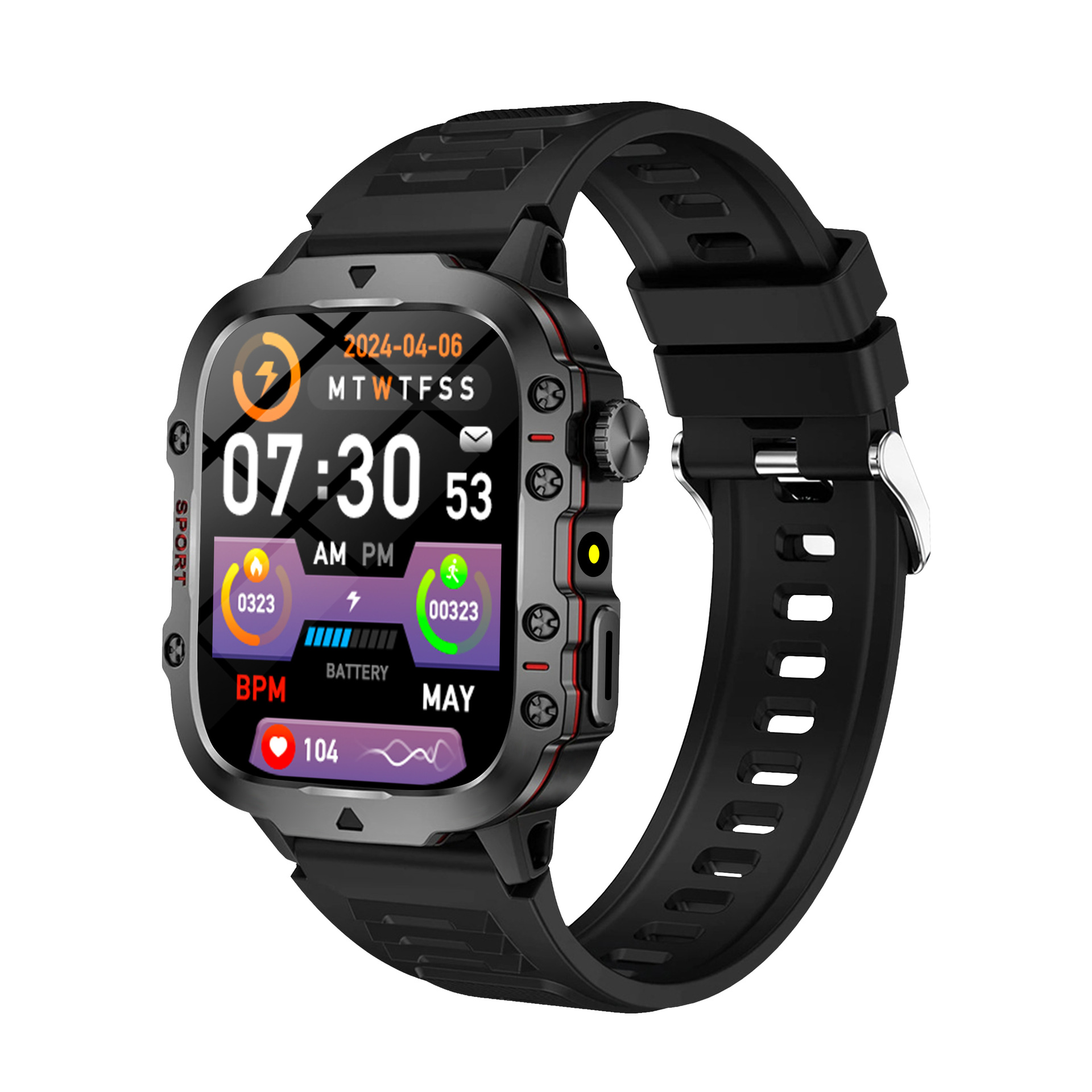 The new cross-border H19 smartwatch with a 1.83-inch large screen full-touch call sports Bluetooth bracelet is in stock from the manufacturer details Picture