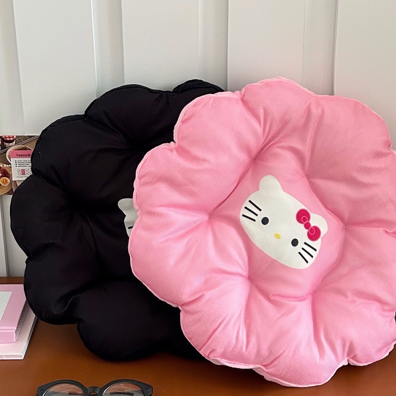 Cute and girlish cat seat cushion, ins home chair cushion, office seat cushion, soft bottom cushion for students sitting for long periods details Picture