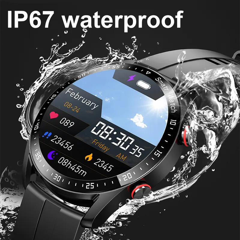 HW20 Smartwatch ECG+PPG business stainless steel strap Bluetooth call sports fitness smartwatch waterproof details Picture