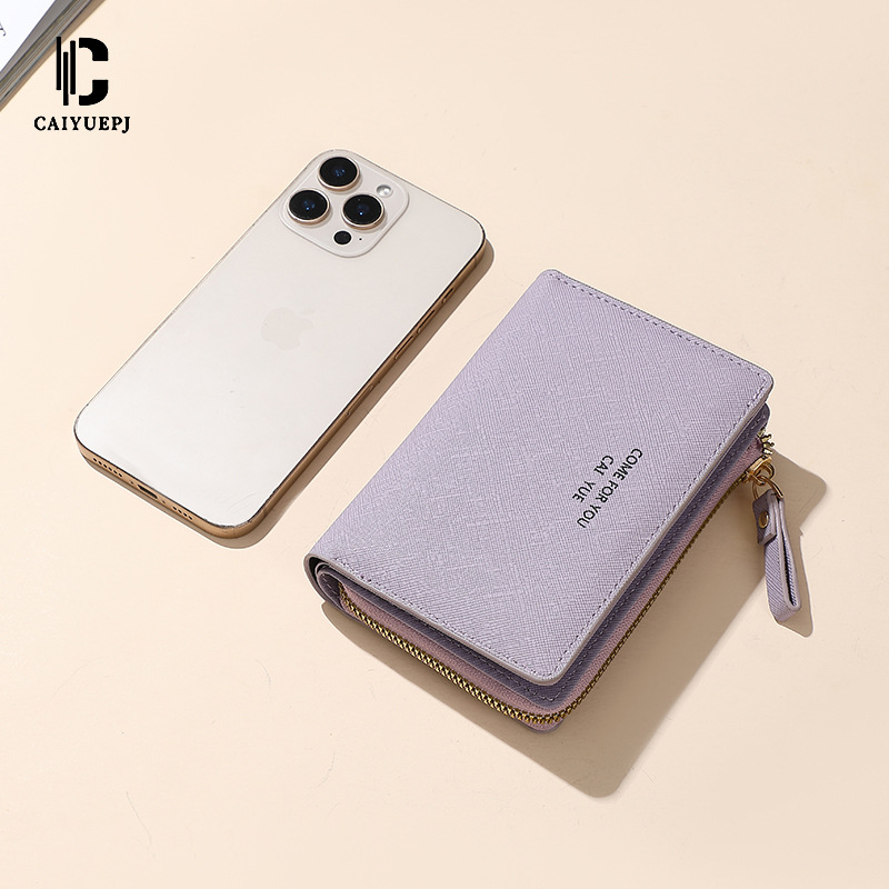 New women's multi-slot coin purse, solid color cross-border clutch, wallet, original manufacturer, fashionable wallet Specification drawing