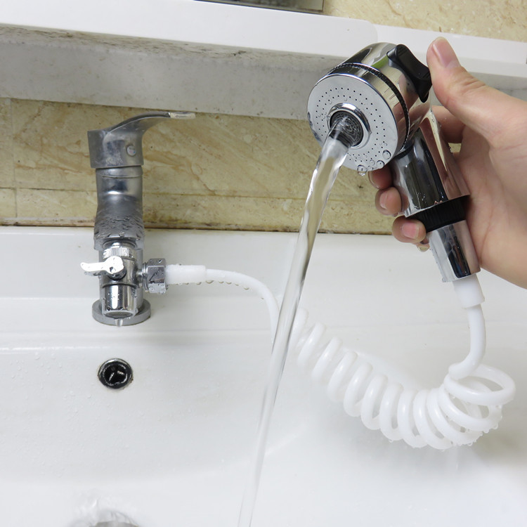 Bathroom faucet receiver, shower head, shower head, bath set, pressure-increasing water-saving shower head, shower and shampoo set Specification drawing