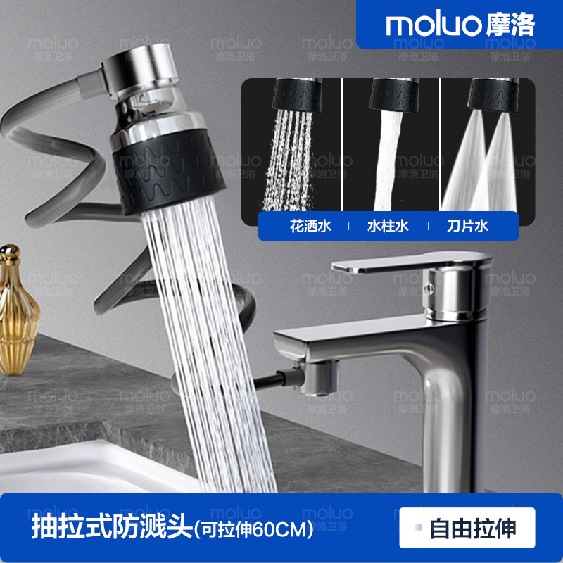 Faucet extender, rotatable kitchen faucet nozzle foaming device, extended splash guard, universal joint nozzle details Picture