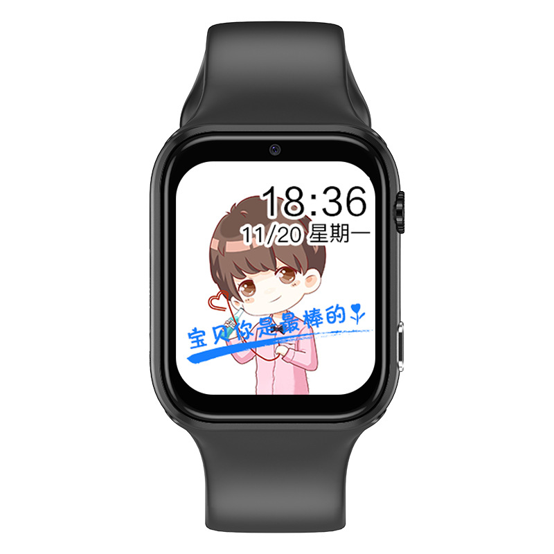 Children's smartwatch for primary school students, 4G full-network compatible children's phone watch, Amazon cross-border exclusive supply Specification drawing