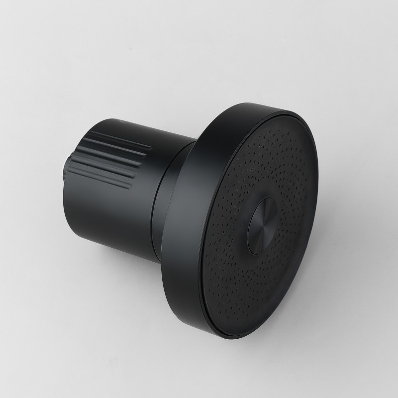 The cross-border concealed shower top spray circular mineral filter showerhead pressurized bath showerhead filter element is replaceable Specification drawing