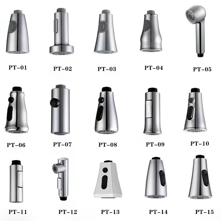 Pull-out faucet, small showerhead, kitchen sink, sink, faucet accessories, shower head, general factory wholesale full figure