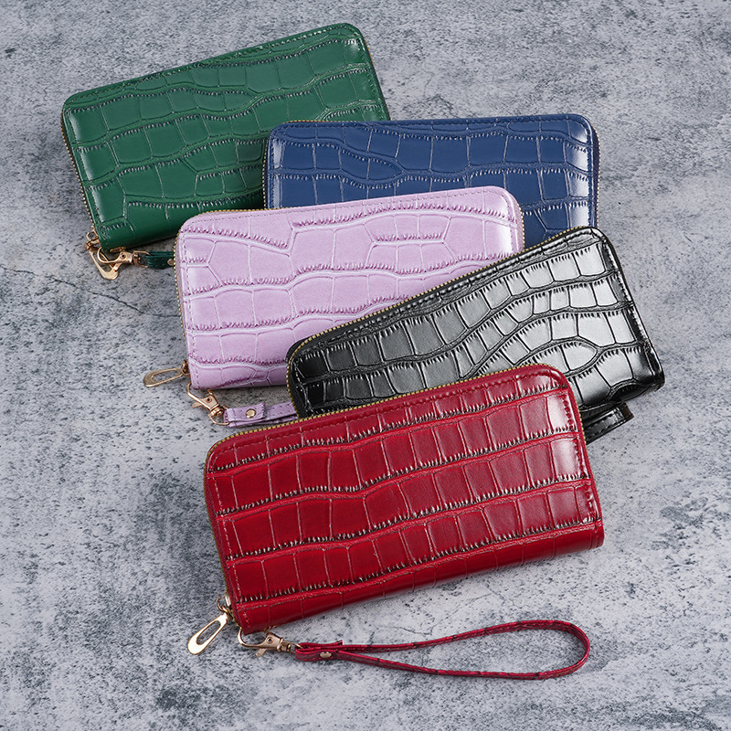 New style of lady 's wallet long korean-style single zipper multi-slot student wallet phone case handbags Application Scenario