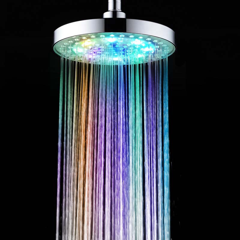 8-inch LED top spray/Seven-color top spray/Light-changing four-color 8-inch large showerhead SDH-C2 full figure