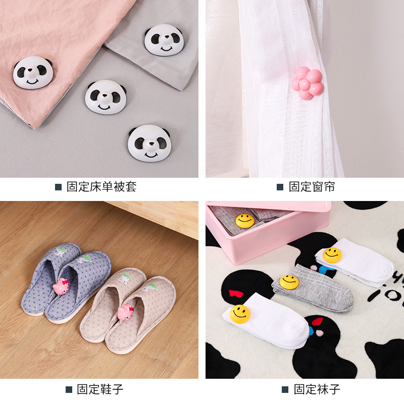 Wholesale of quilt fasteners, bed sheet clips, anti-slip fasteners, quilt covers, quilt covers, bed caps, sofa cushions, bed curtains and anti-running gadgets Specification drawing