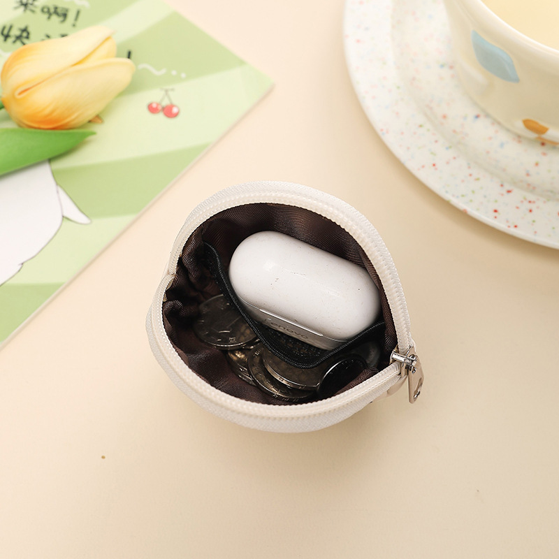 Cross-border cartoon silicone coin purse, cute mini silicone small bag, coin storage case, student portable headphone case details Picture