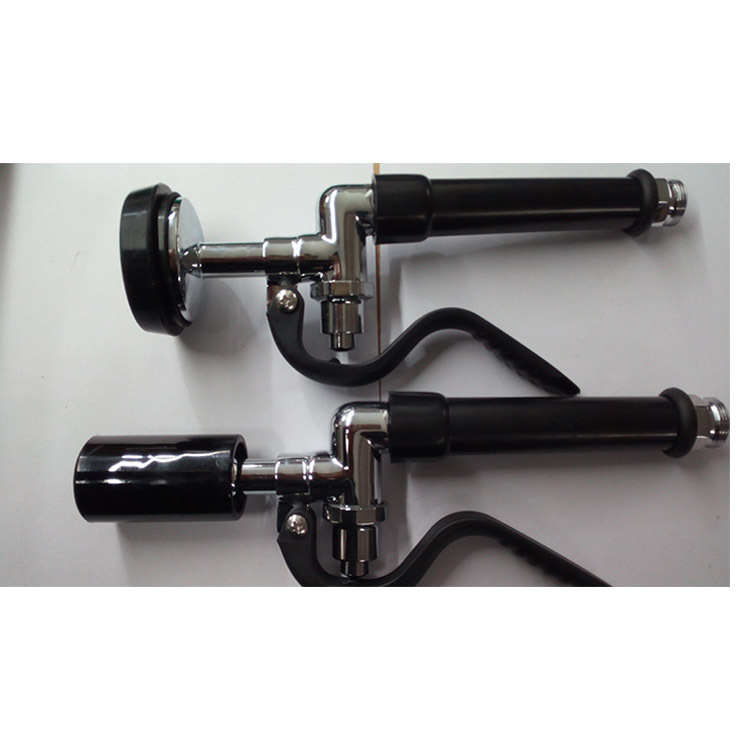 Hotel restaurant kitchen dishwasher pre-rinse commercial high-pressure shower faucet shower head handle S-shaped Specification drawing