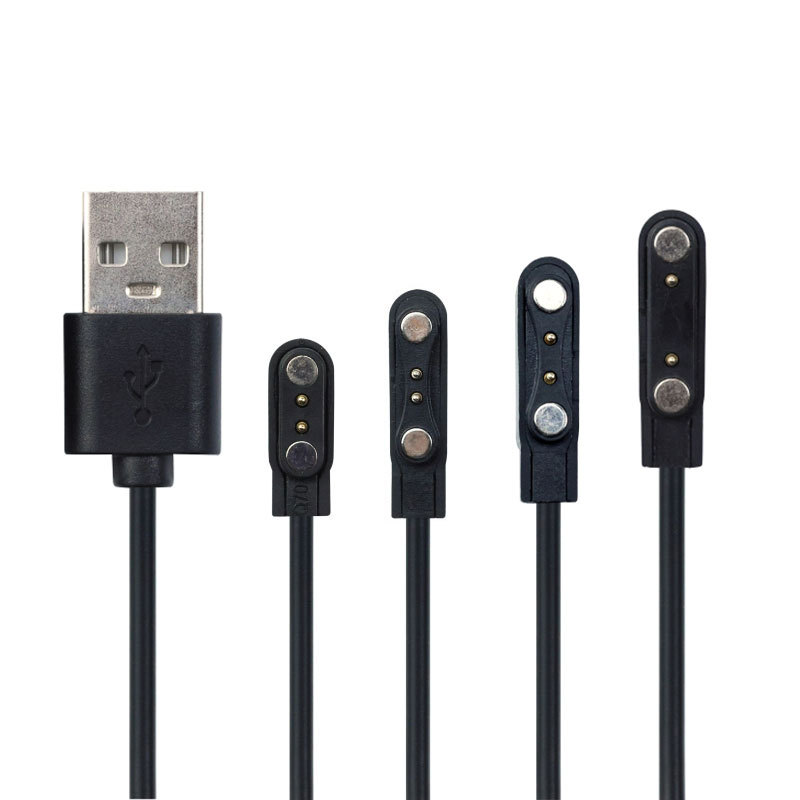 Universal children's smartwatch charging cable, smart bracelet, watch juicer, 4-contact 2-pin magnetic data cable Application Scenario