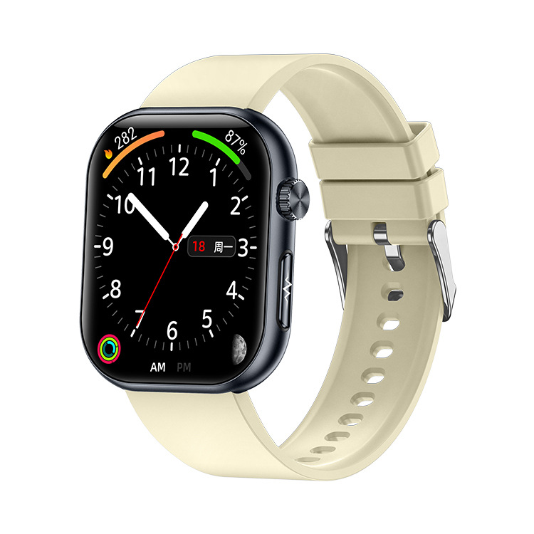 The 2025 new ET587 smartwatch features electrocardiogram, blood glucose, uric acid, body fat, true blood oxygen, micro-physical examination, NFC and Alipay Item Picture