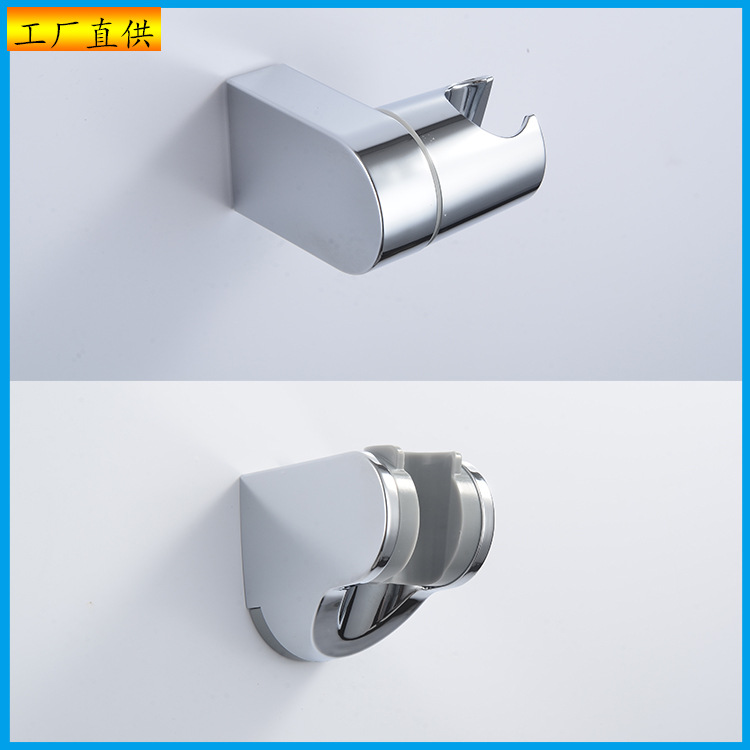 Factory direct supply of shower head base, ABS electroplated shower head bracket, hand-held hook, shower head fixed seat wholesale Specification drawing