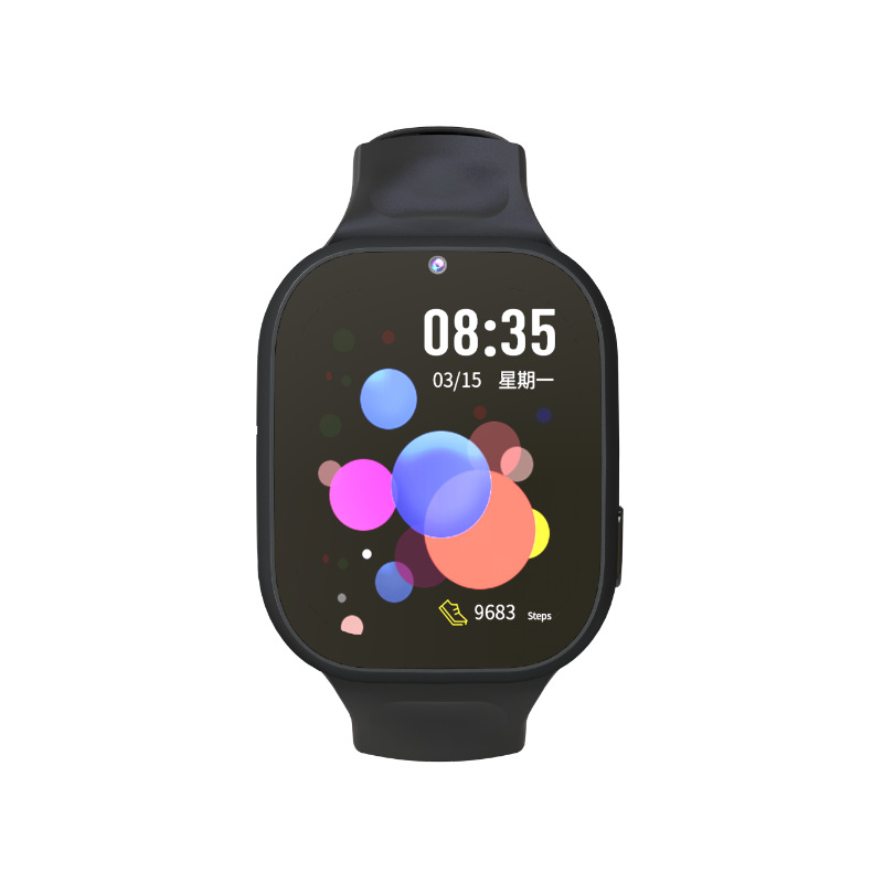 4G full-network compatible elderly card-inserting smartwatch, adult health monitoring watch, heart rate and blood oxygen measurement smartwatch Specification drawing