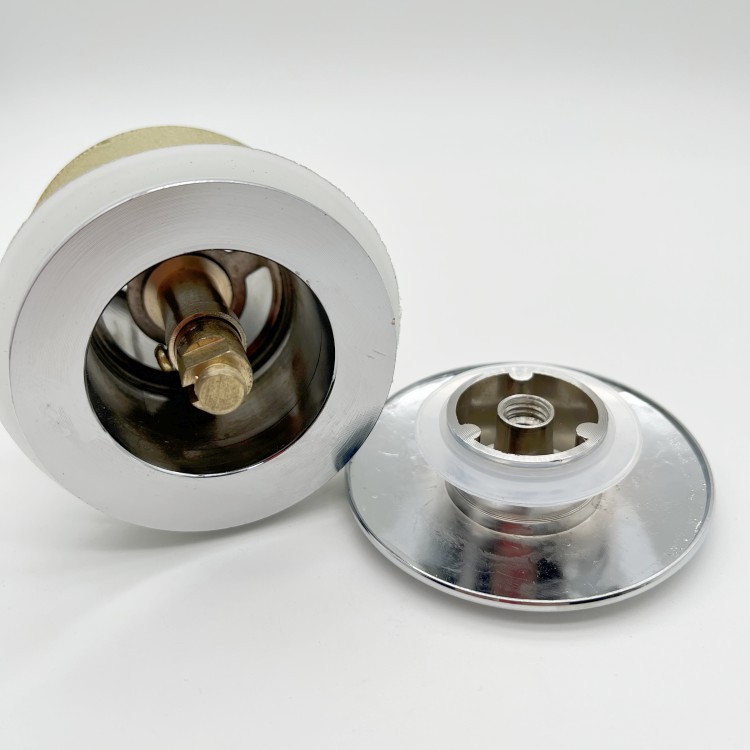 Factory wholesale press-type bouncy drain, stainless steel glass basin drain, washbasin drain details Picture