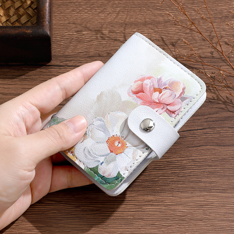 Mini, ultra-thin, large-capacity, multi-card position anti-demagnetization pvc ID card set, bank credit card holder and card case details Picture