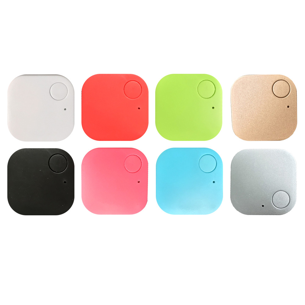 Spot wallet, mobile phone anti-loss alarm, Bluetooth tracker, key finder, gold and silver square smart anti-loss device full figure