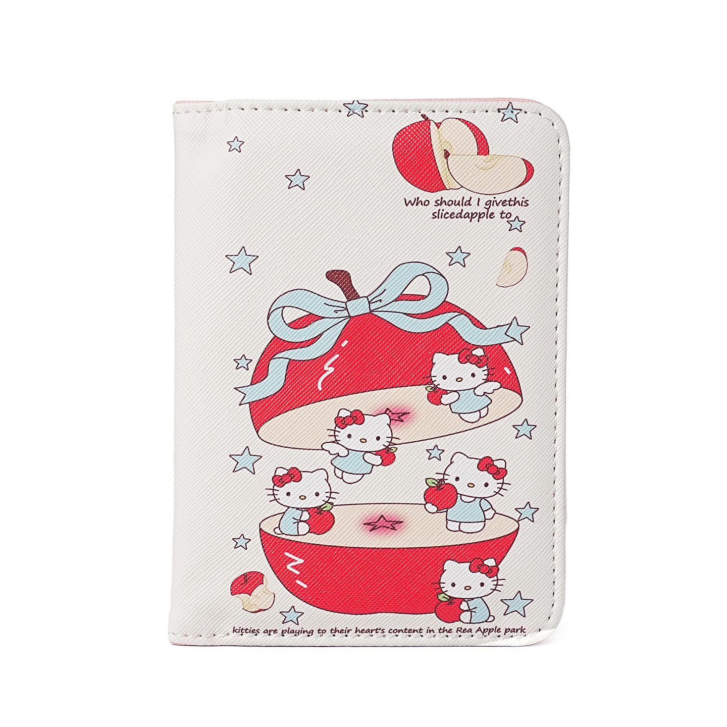 This set of pu leather passport holder, multi-functional document bag, travel wallet, card holder, ins style, is in stock Item Picture