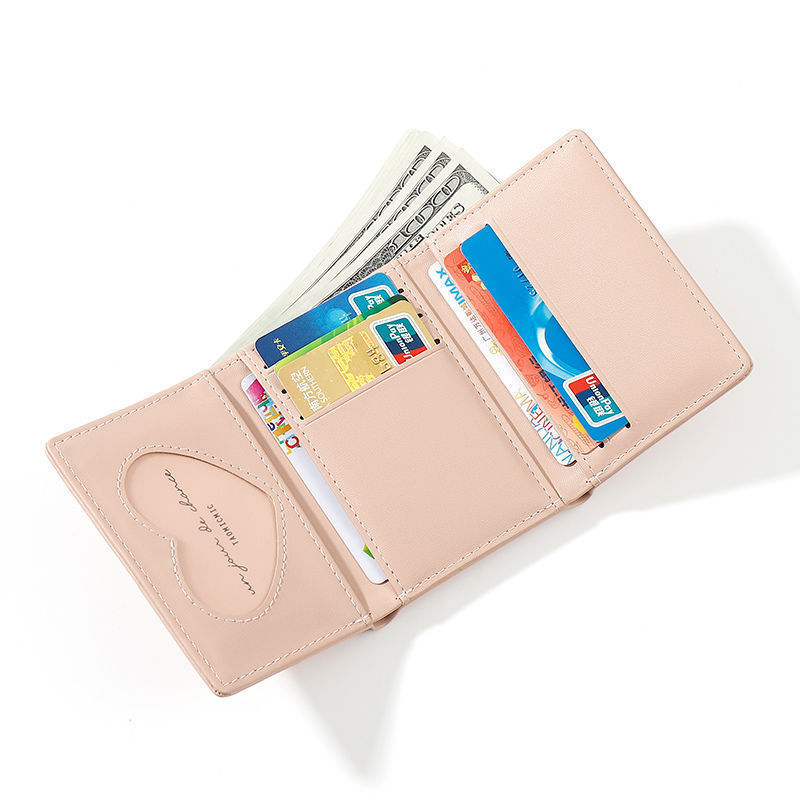 Wallet Gift 2024: A short, cute, and fresh Korean-style popular coin purse for ladies with small flowers Specification drawing