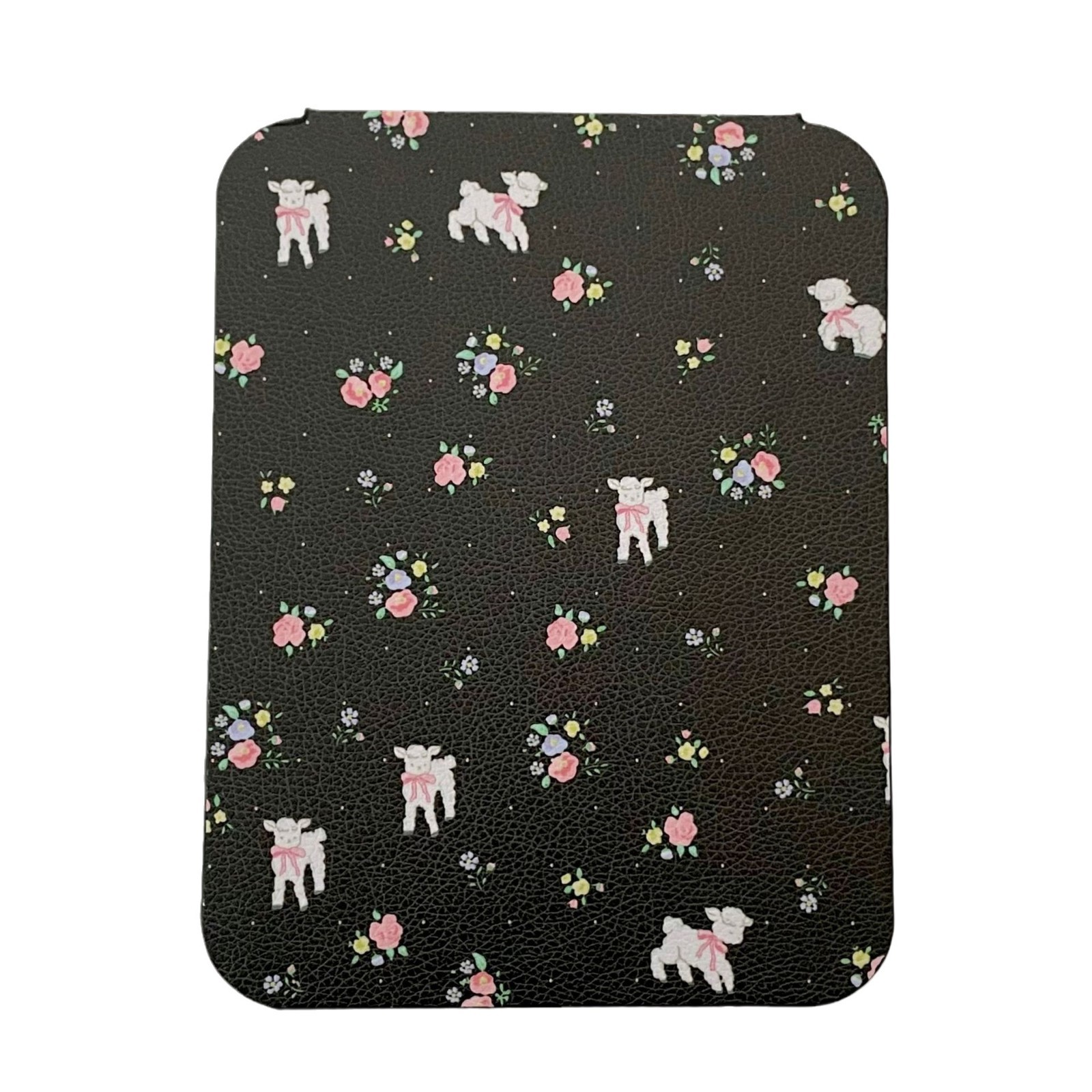 Flower Little Lamb Folding Mirror for Women 2025 New Model Portable office, dormitory, home makeup mirror for Women, small portable mirror Item Picture